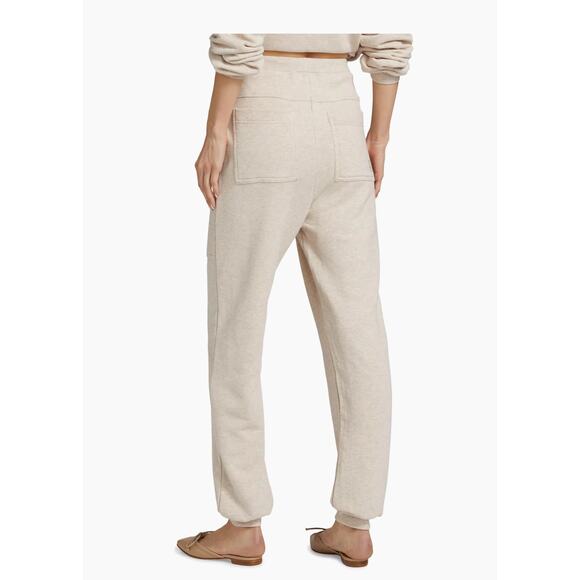 Ulla Johnson Call Sweat Pant in Oatmeal Melange M - Picture 5 of 7